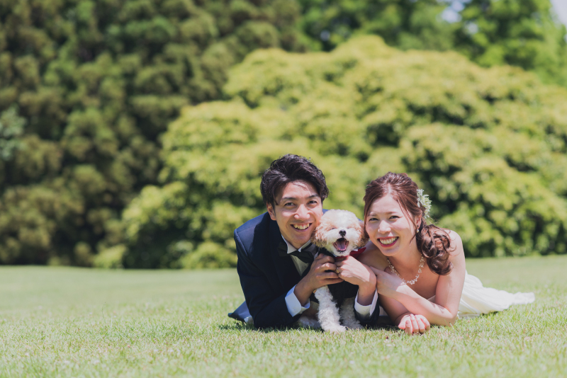 ペットとの撮影もお承りしています◎