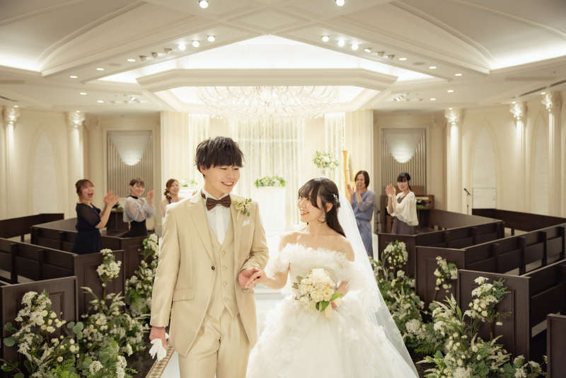 憧れのチャペルウェディングをお写真に残していきましょう！