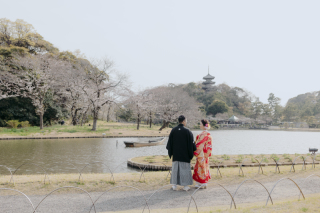 ＼おふたりにゆかりのある場所で／