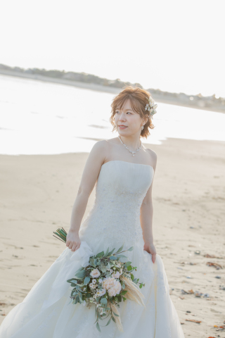 骨格診断「ストレートさん」に似合うウェディングドレス♡