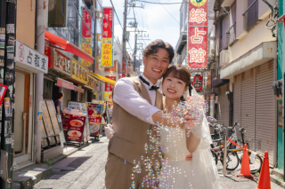 お二人らしく撮影を楽しむ♫