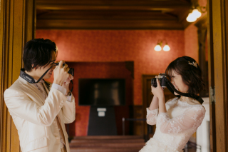 お二人らしく撮影を楽しむ♫