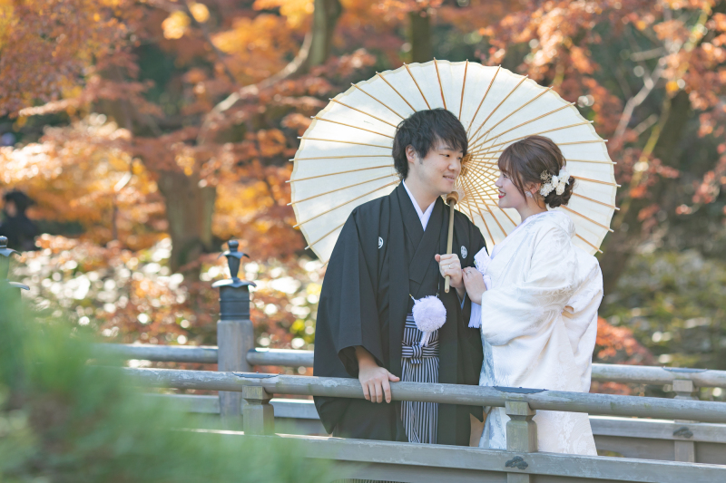 三溪園の紅葉は長く楽しめます♬