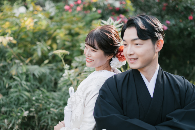 結婚式の写真撮影*