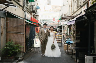 街中フォトウェディング*