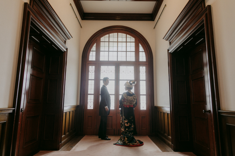 【旧古河邸】広々とした空間でクラシカルなお写真を。