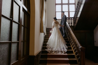 ひそかに人気！　洋館で撮るレトロなウェディングフォト