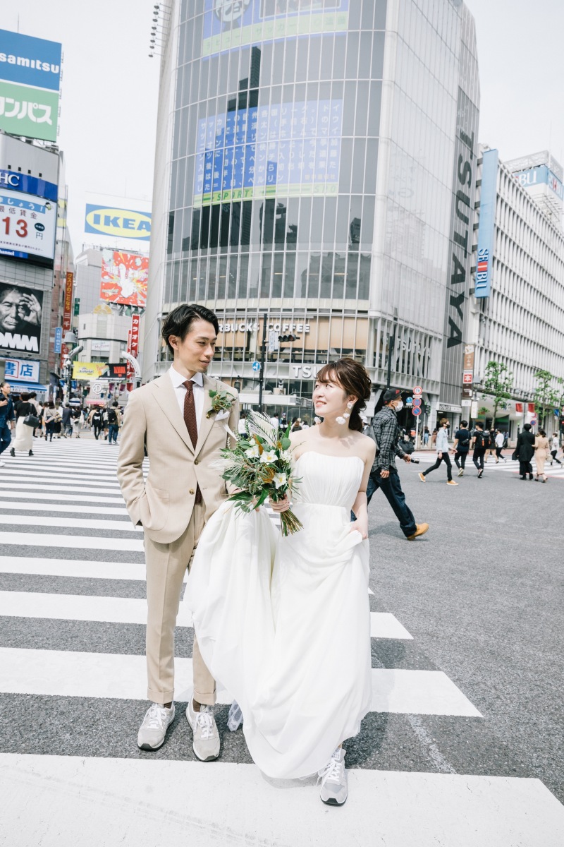 街中フォトウェディング①　渋谷