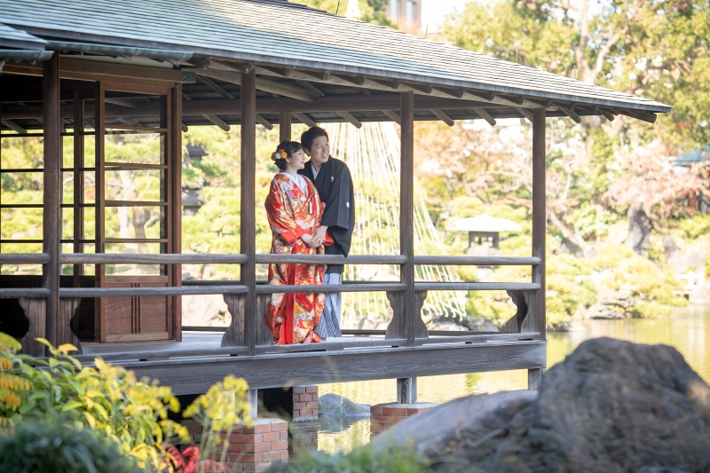 和室のある庭園②