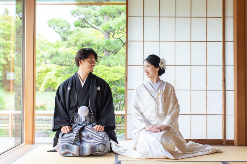 お庭撮影と楽しめる和室撮影*