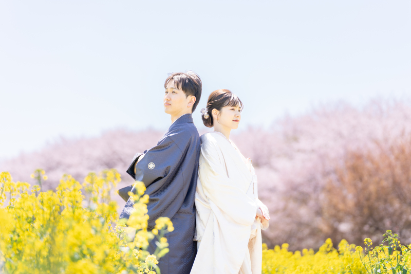 フォトウェディングなら春の河川敷がおすすめ！　桜風景を堪能しよう