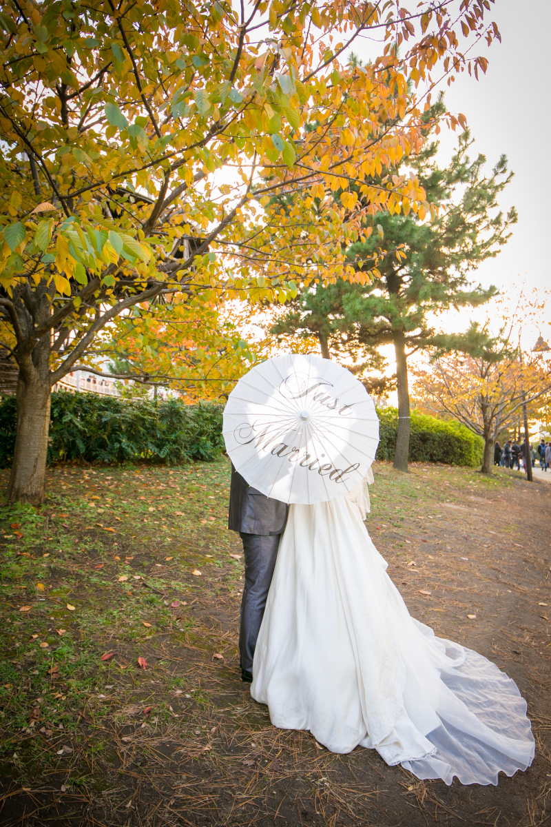 お台場の海は紅葉も撮れちゃう！