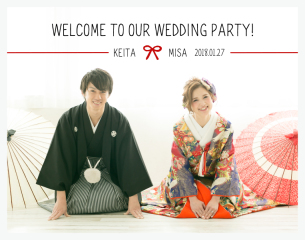 ウェルカムボードにも！？ 前撮り写真の活用アイデア