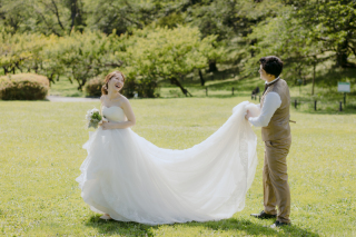 骨格診断「ウェーブさん」に似合うウェディングドレス♡