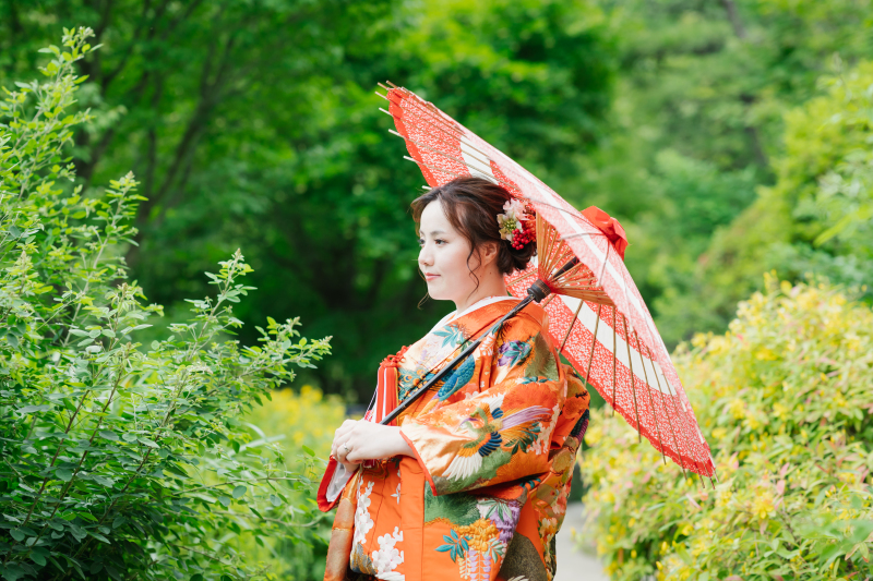 結婚式の前撮り、和装にぴったりのシーズンって?