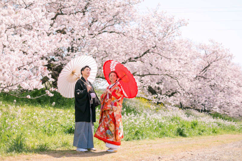 背景にもこだわったフォトウェディングを残そう