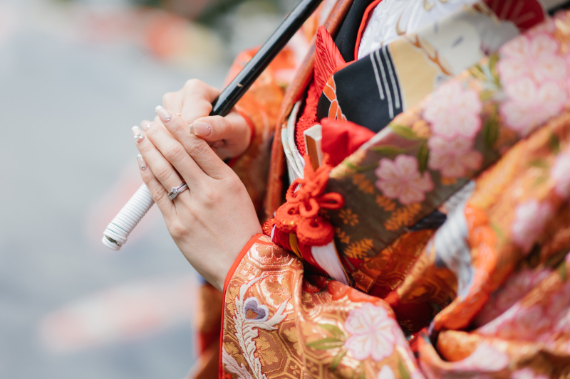 結婚式の前撮り、和装にぴったりのシーズンって?