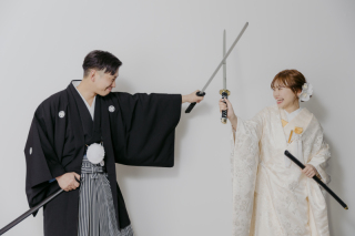 お二人らしく撮影を楽しむ♫