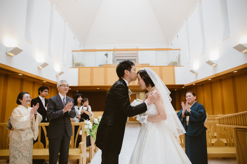 シンプルな挙式フォト