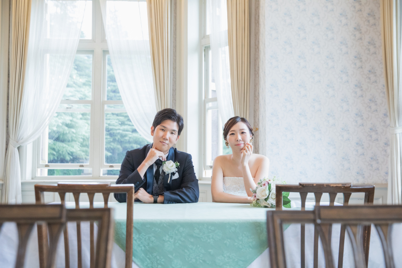 【旧古河邸】広々とした空間でクラシカルなお写真を。