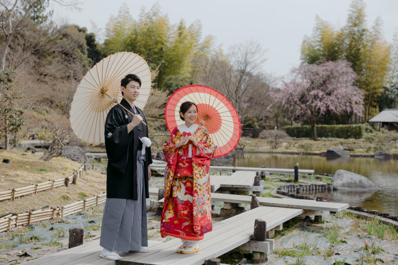 番傘を使ったお写真