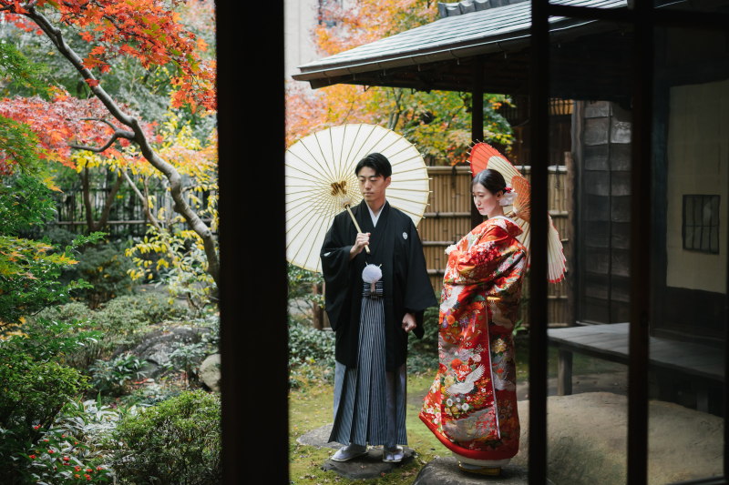 【旧安田楠雄邸】邸宅と庭園でしっとり、大人な撮影
