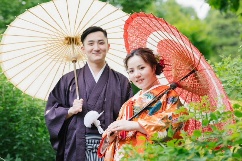 結婚式の前撮り、和装にぴったりのシーズンって?