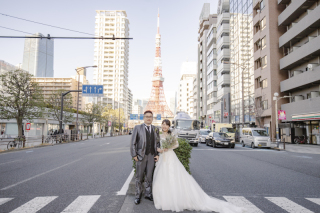 人気急上昇中！　東京タワーでウェディングフォトの前撮りをしよう