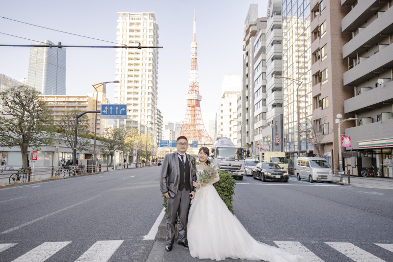 人気急上昇中！　東京タワーでウェディングフォトの前撮りをしよう