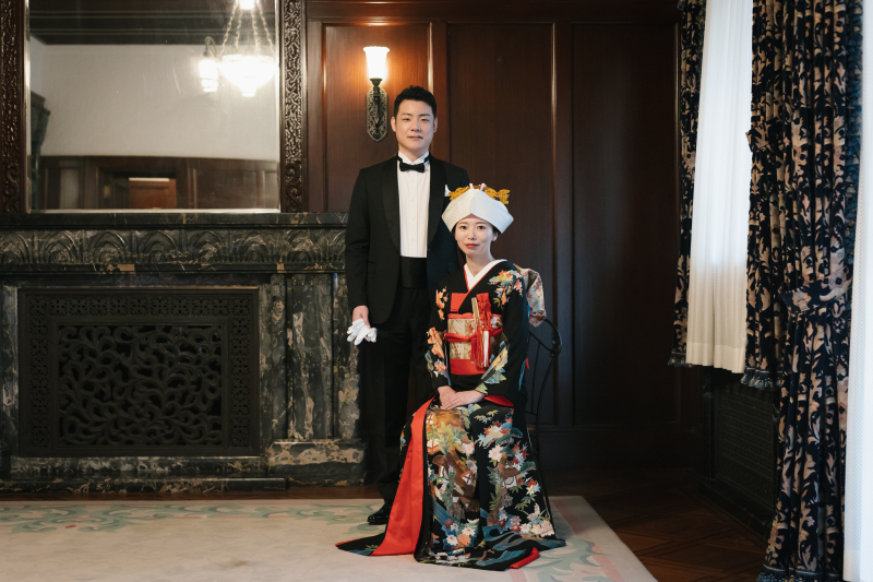 洋館で撮る趣深いウェディングフォト