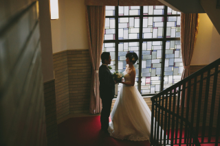 結婚式のような写真を