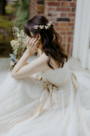 ウェディングフォトに映える! 花嫁ヘア