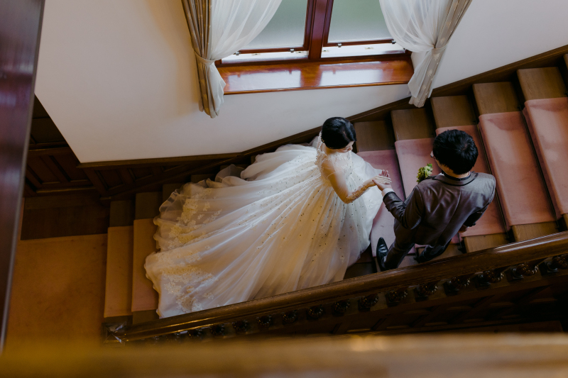 【おしゃれな洋館で】洋館で撮るレトロなウェディングフォト