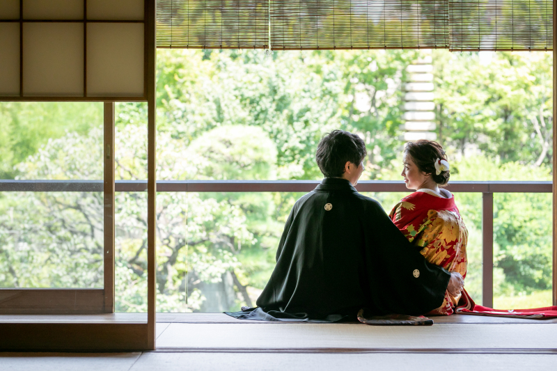 お庭撮影と楽しめる和室撮影*