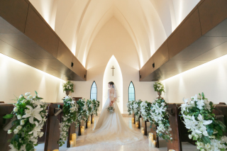 【これからの時期に】チャペルでのフォトウェディング♪