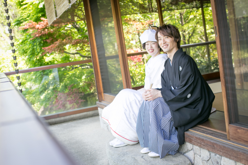 夏の和装撮影は和室付き庭園がおすすめ