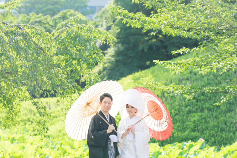 奥ゆかしさがポイントに。白無垢に映える花嫁メイク