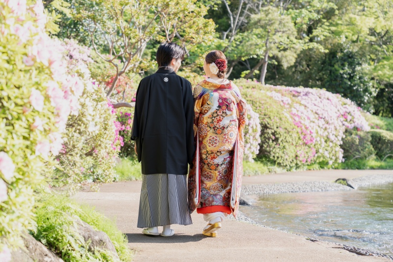 和装姿を美しく見せる！　ウェディング写真撮影時の「姿勢」のポイント
