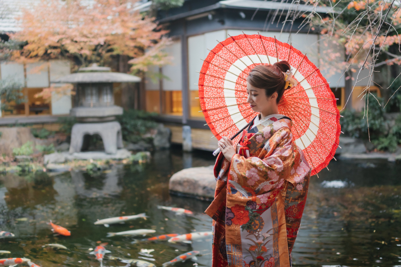 結婚式の前撮り、和装にぴったりのシーズンって?