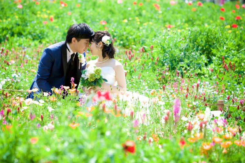 「前撮りの花嫁ヘア」はカジュアルなダウンスタイルもおすすめ