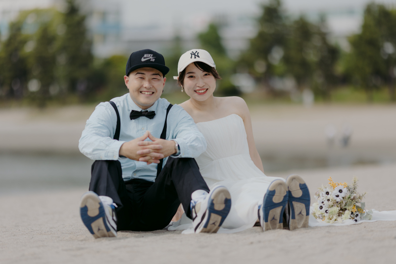 オシャレスポットがいっぱい! 「お台場」で撮るウェディングフォト