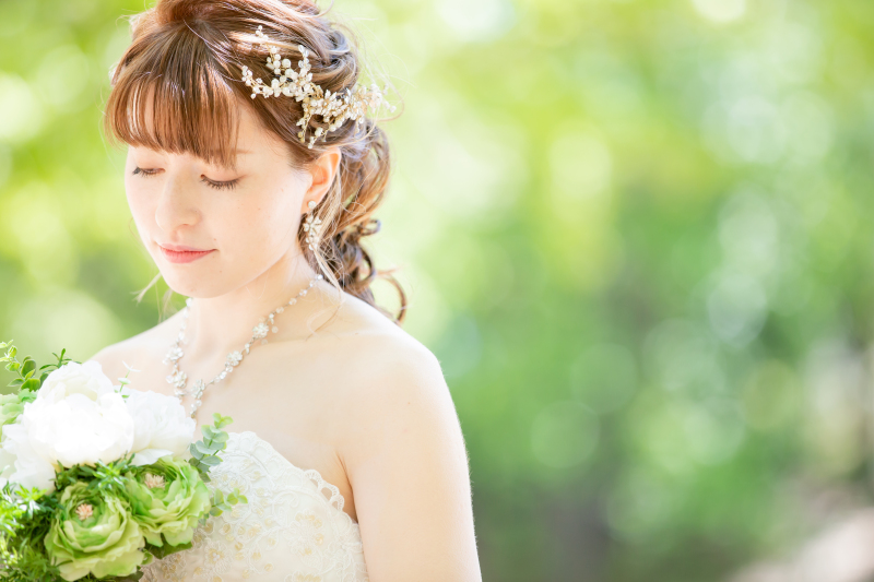 ひたち海浜公園でネモフィラに囲まれて♪