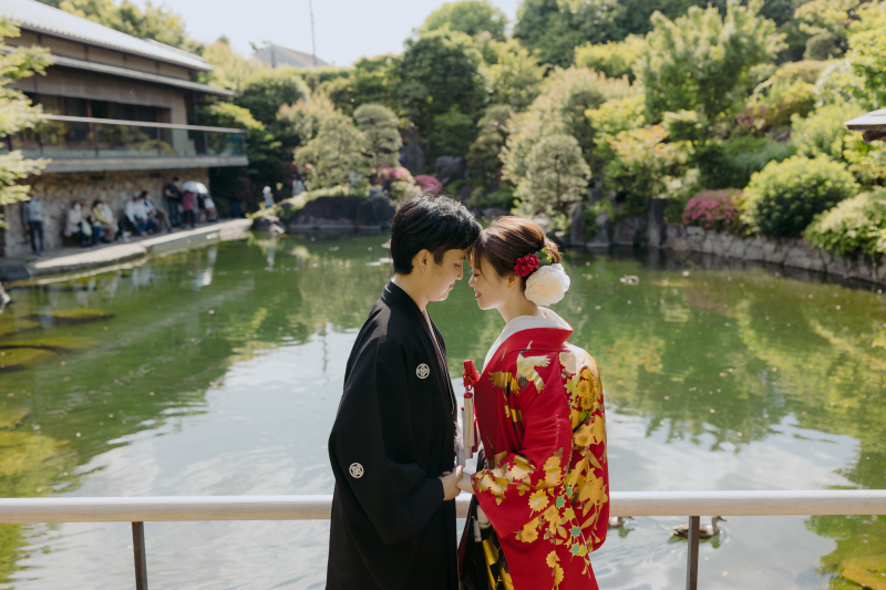 目白庭園×色打掛