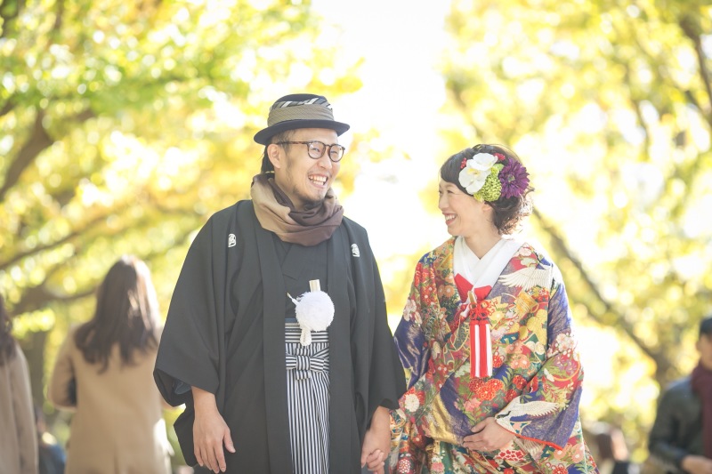 お日にち限定の銀杏並木撮影プラン!