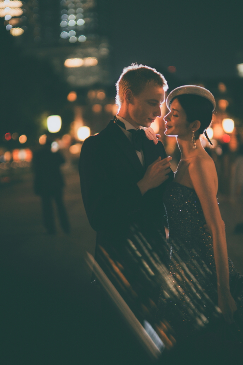 夜の東京駅フォトウェディング