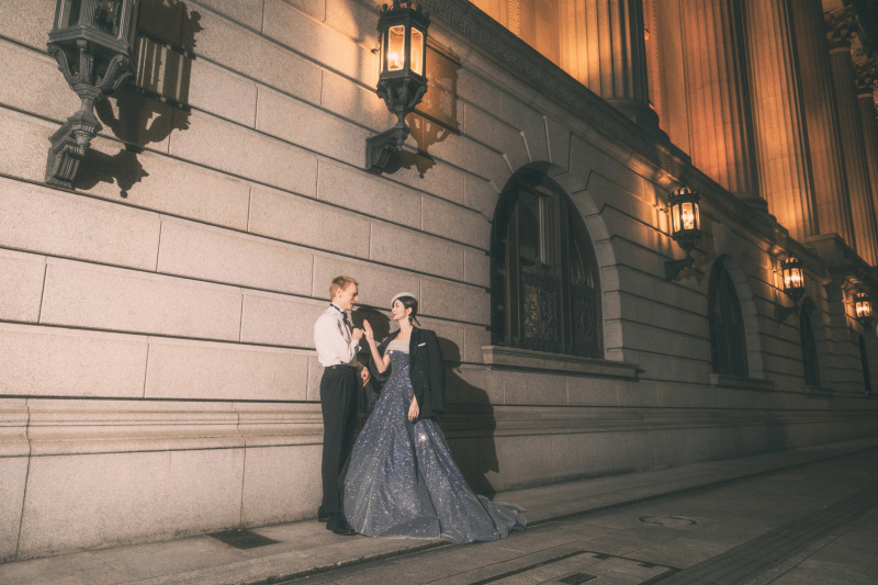 夜の東京駅フォトウェディング