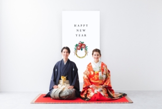 \今だけ最大半額/年賀状作成にもおすすめ!スタジオ前撮りキャンペーン