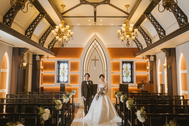 クラシックなチャペルフォト