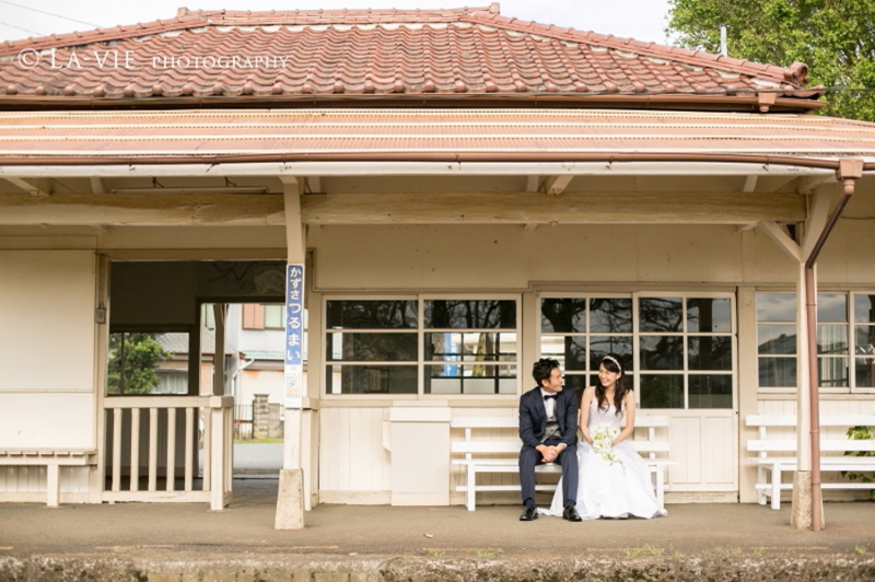 レトロな駅舎