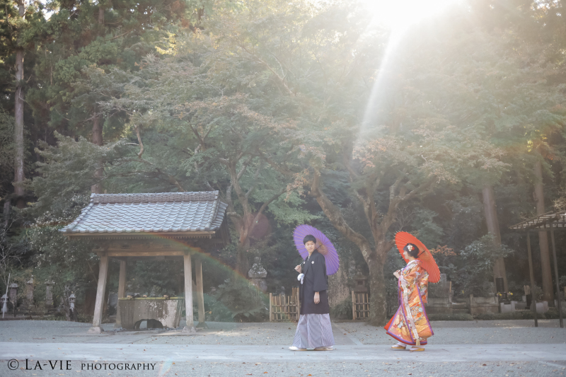 歴史深い寺社仏閣にて